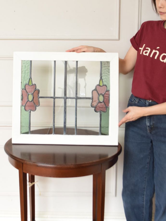 アンティークのステンドグラス