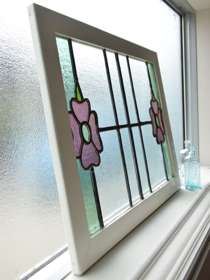 アンティークのステンドガラス