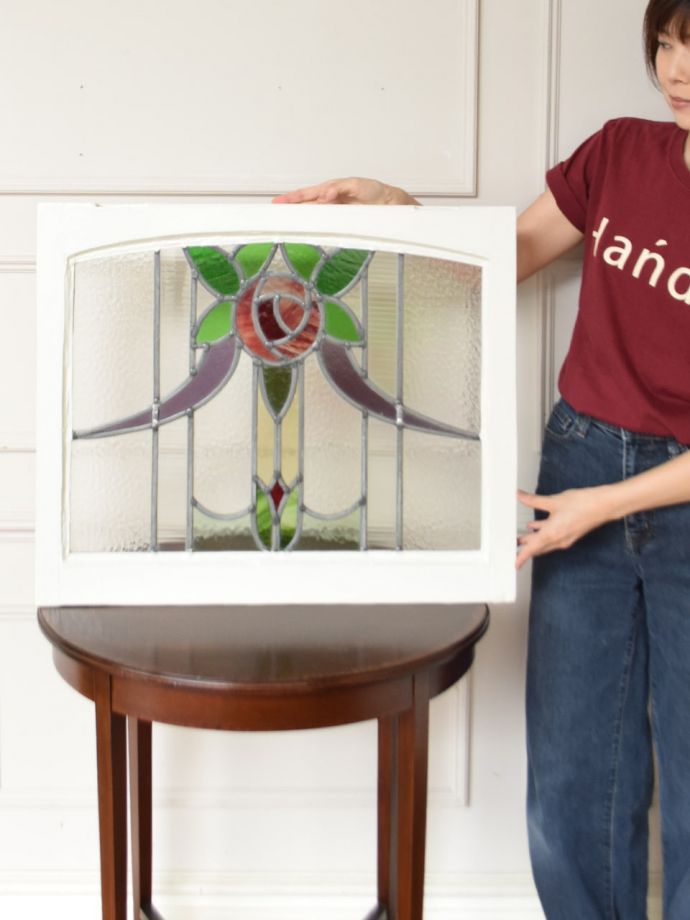 アンティークのステンドガラス