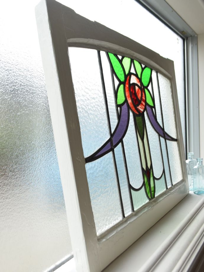 アンティークのステンドガラス