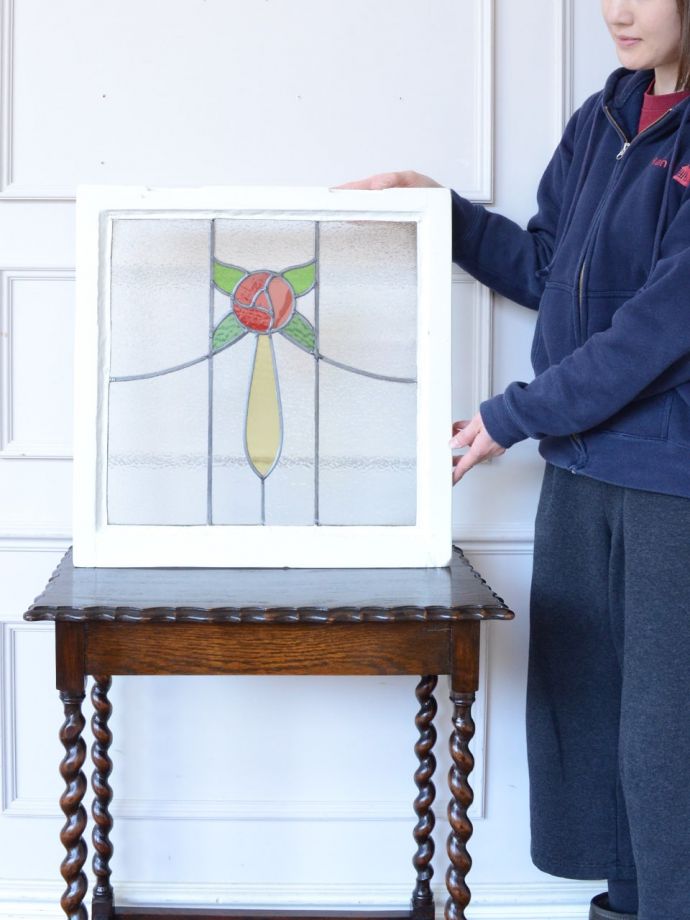 アンティークのステンドガラス