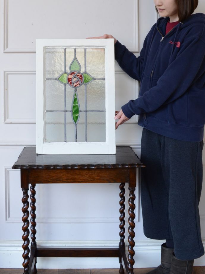 アンティークのステンドガラス