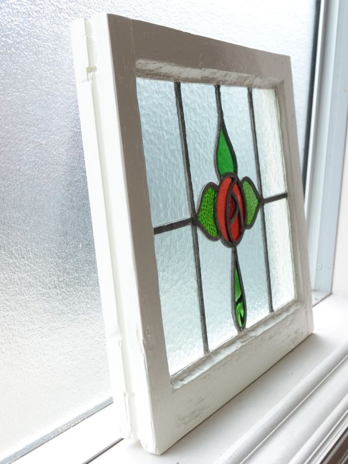 アンティークのステンドガラス