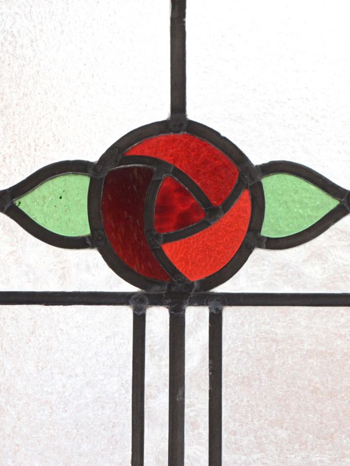 ステンドグラスのバラ