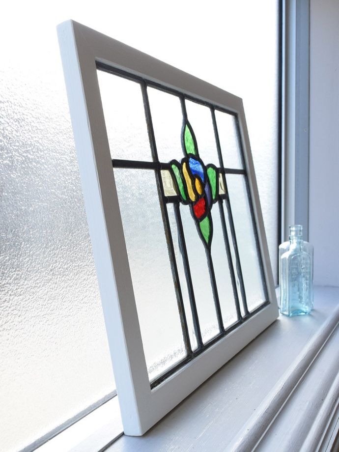 アンティークステンドグラスの枠