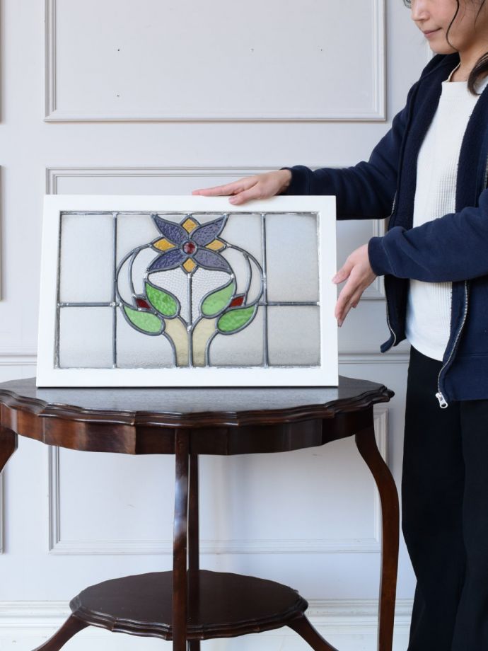 アンティークのステンドグラス