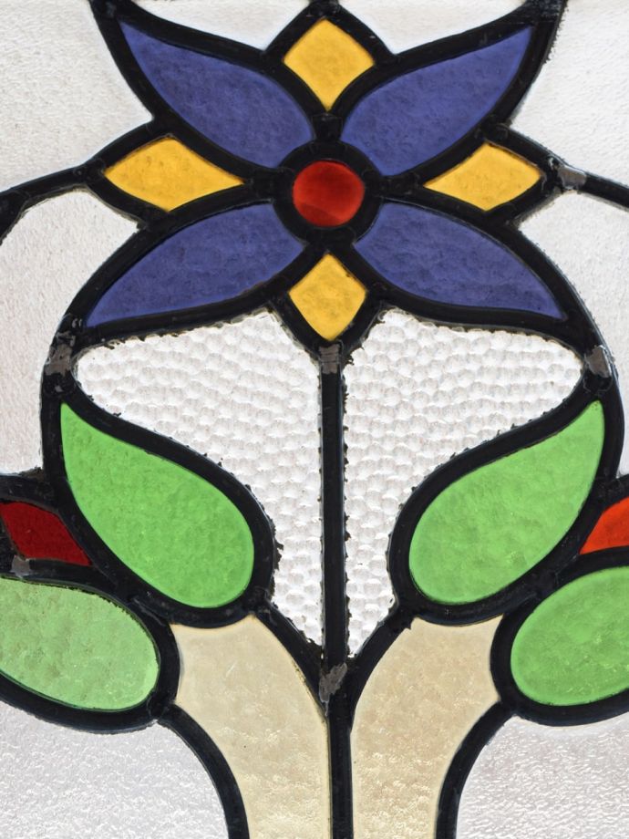 ステンドグラスのお花