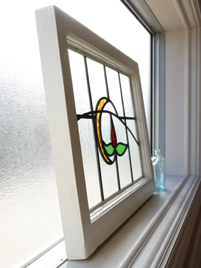 アンティークのステンドガラス