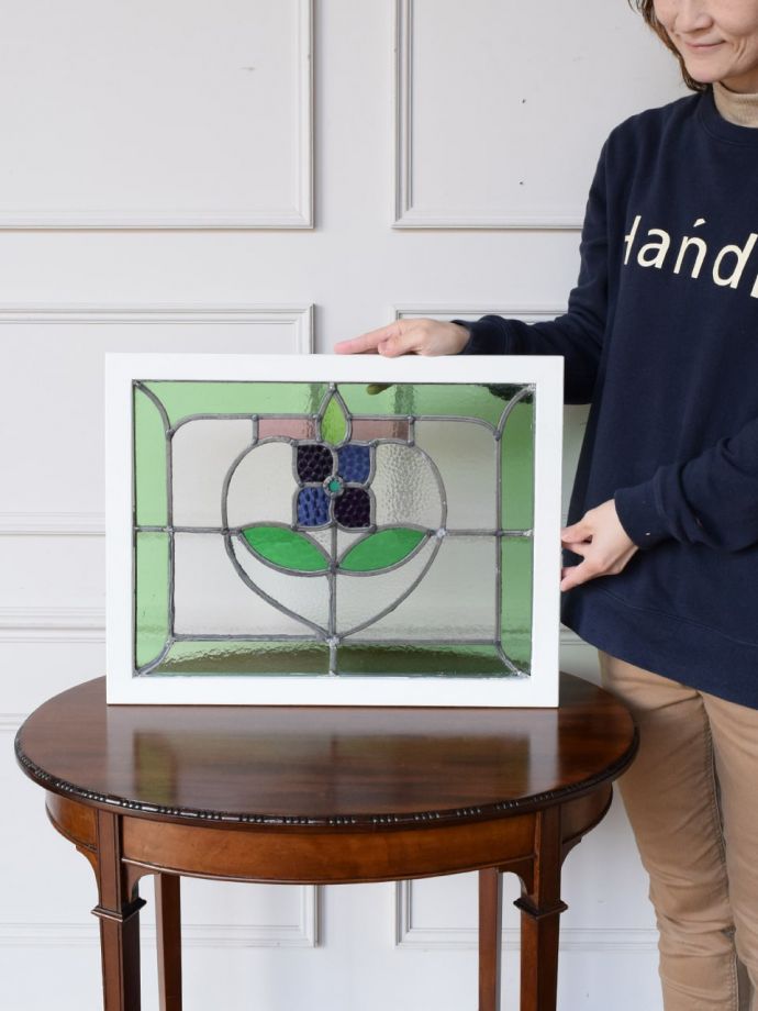 アンティークのステンドグラス