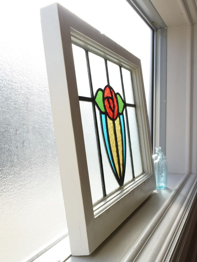 アンティークのステンドガラス