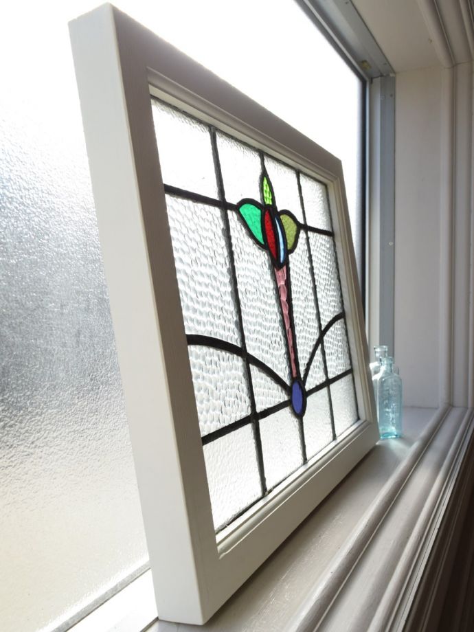 アンティークのステンドガラス