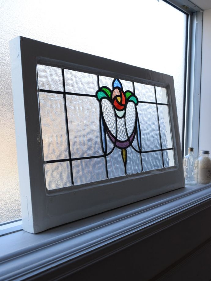 アンティークのステンドガラス