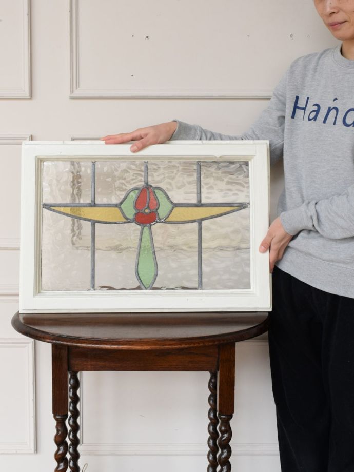 アンティークのステンドガラス