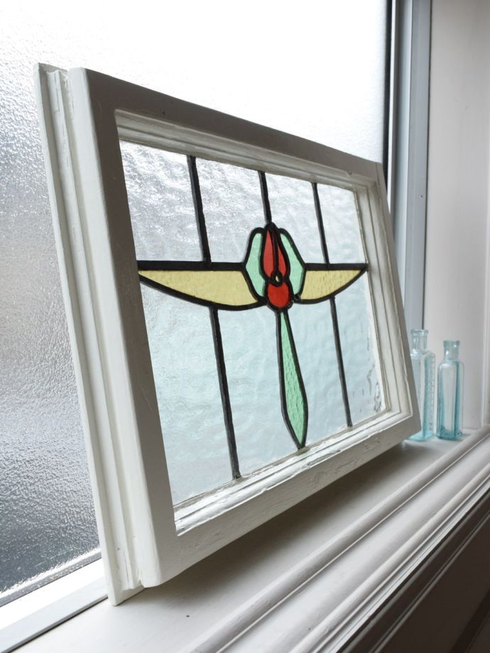 アンティークのステンドガラス