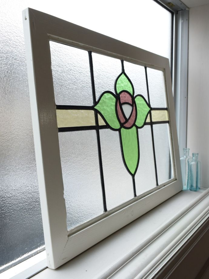 アンティークのステンドガラス