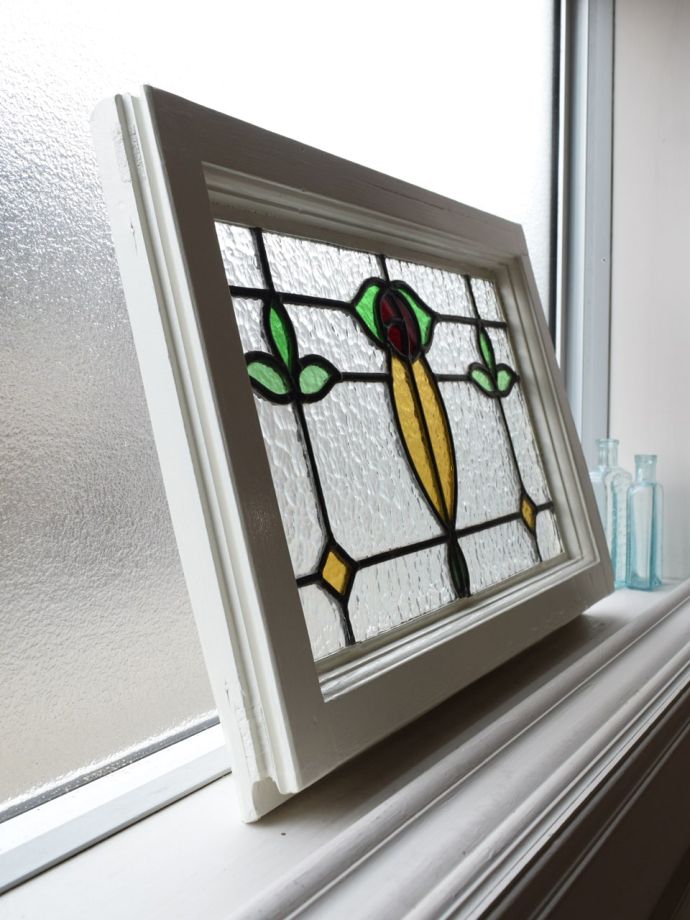 アンティークのステンドガラス