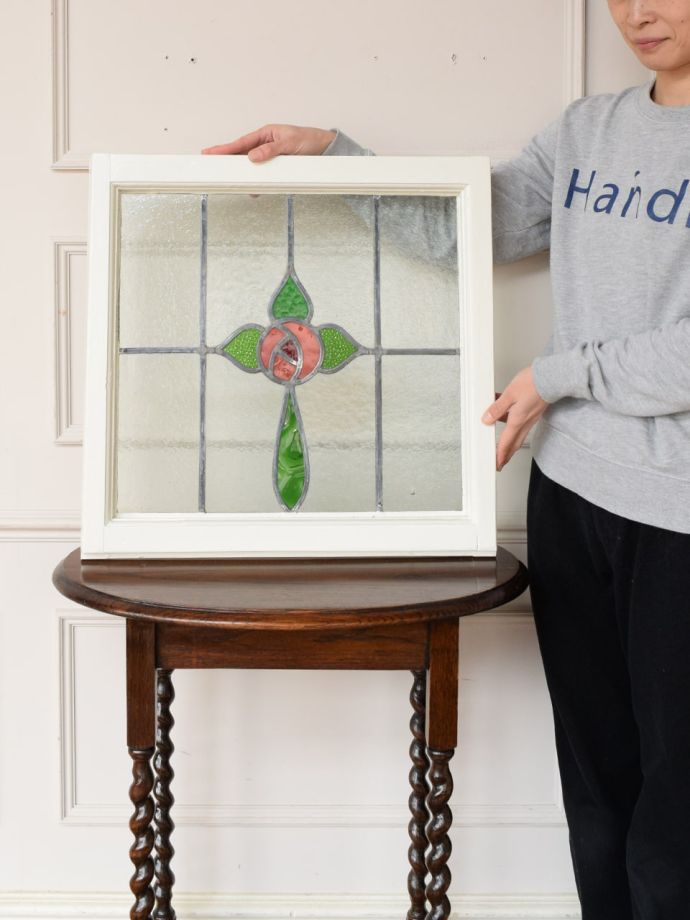 アンティークのステンドガラス