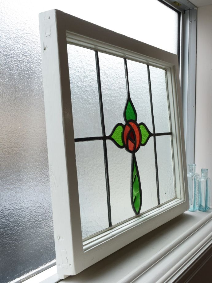 アンティークのステンドガラス