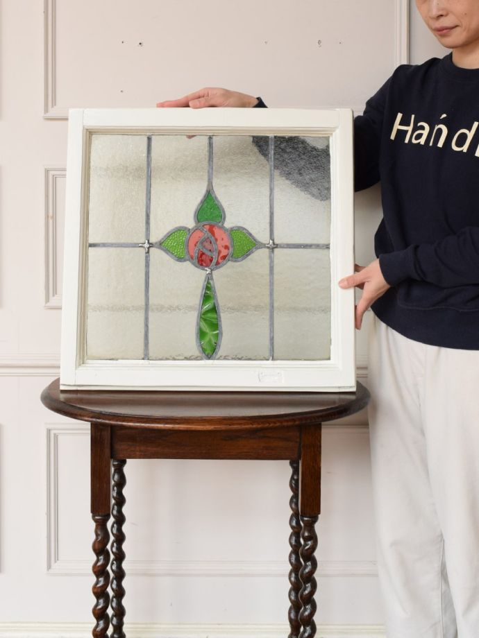 アンティークのステンドガラス