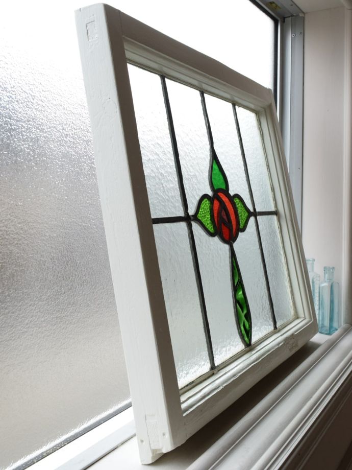 アンティークのステンドガラス