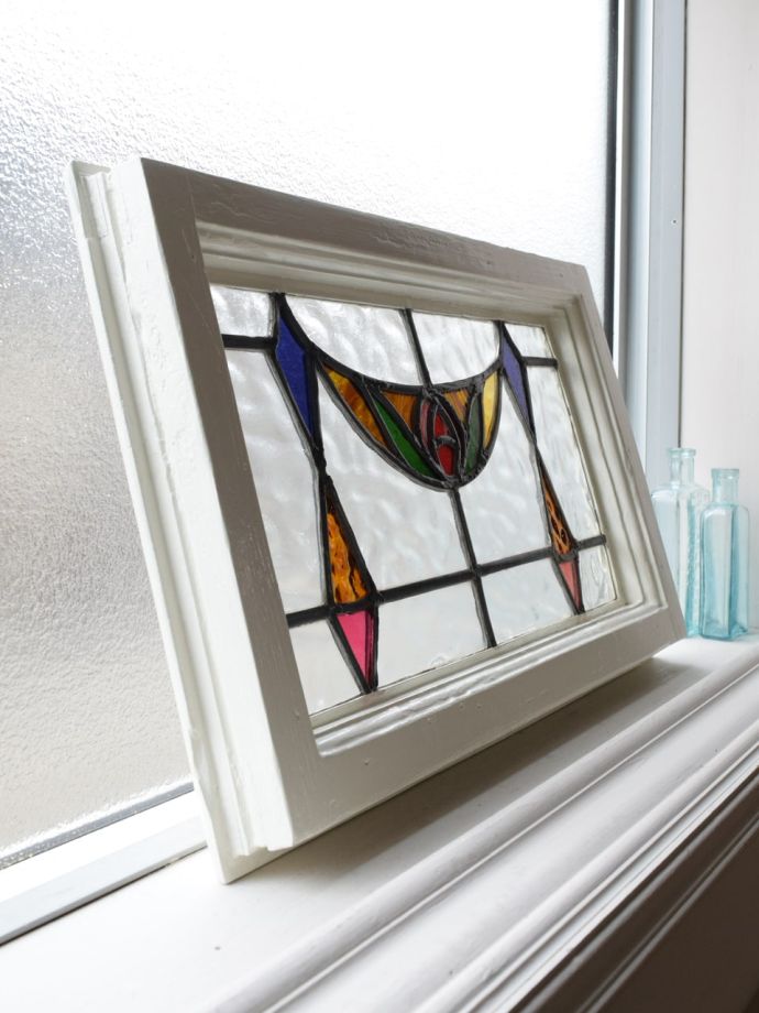 アンティークのステンドガラス