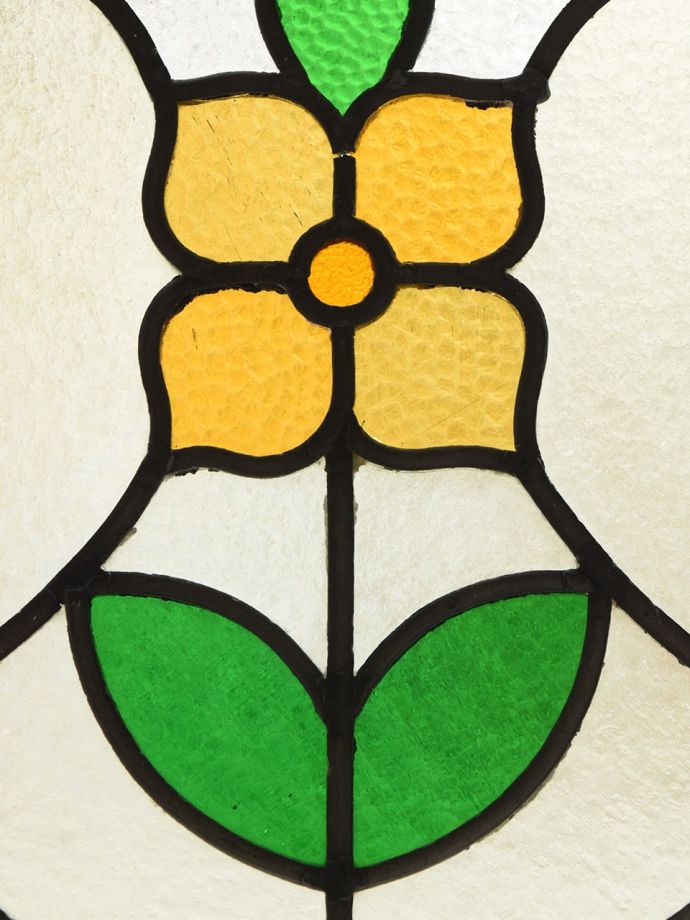 ステンドグラスのお花