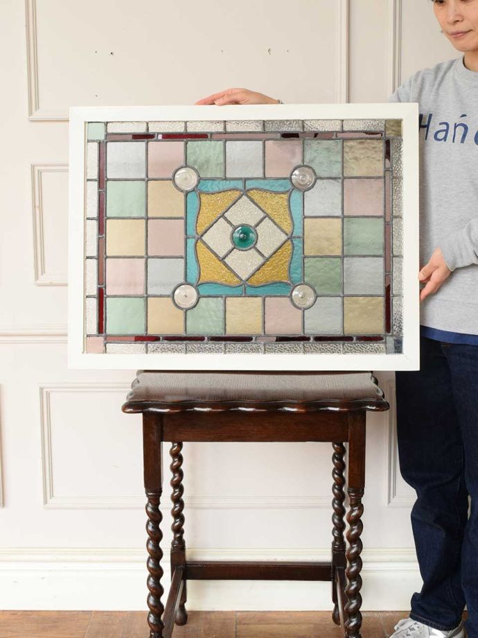 アンティークのステンドグラス