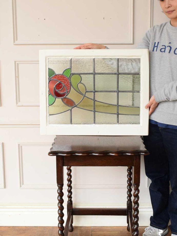 アンティークのステンドガラス