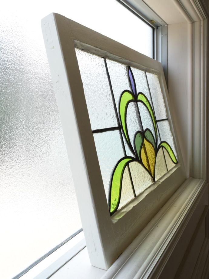 アンティークのステンドガラス