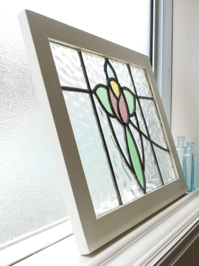 アンティークのステンドガラス