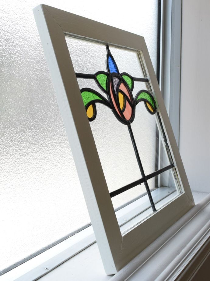 アンティークのステンドガラス