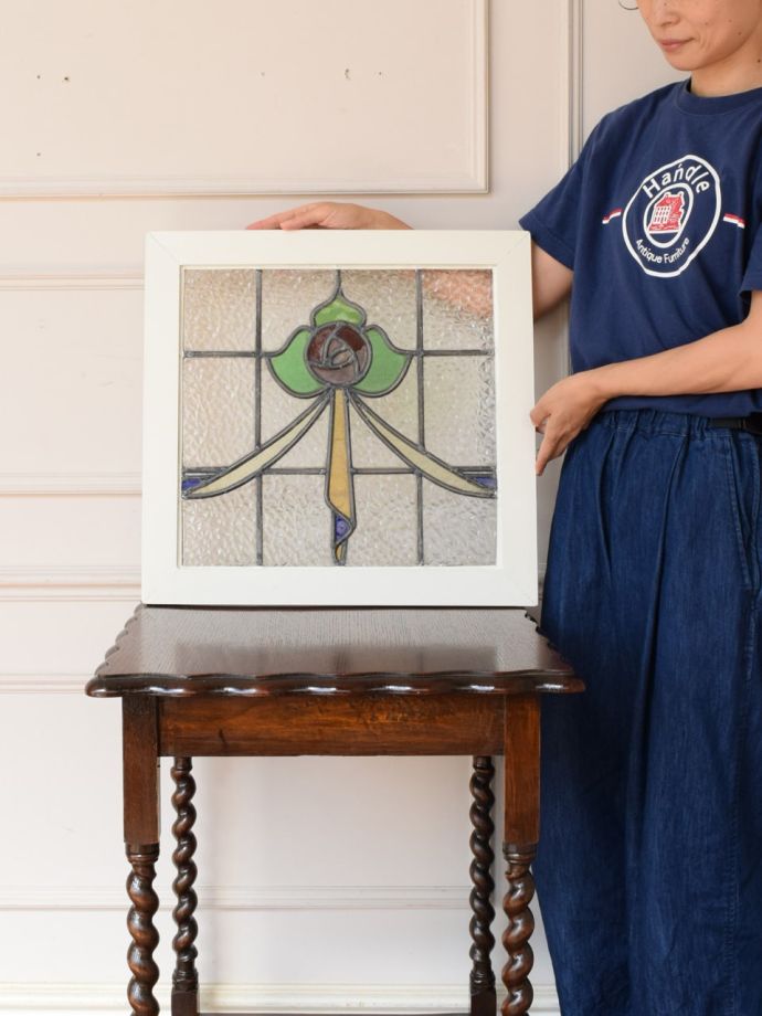 アンティークのステンドグラス