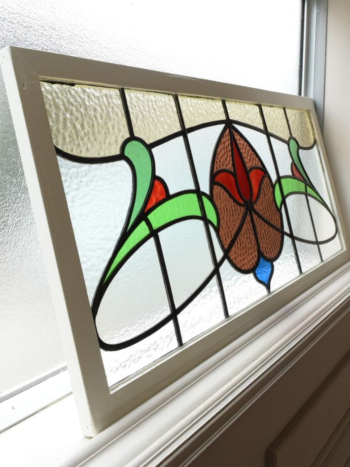 アンティークのステンドガラス