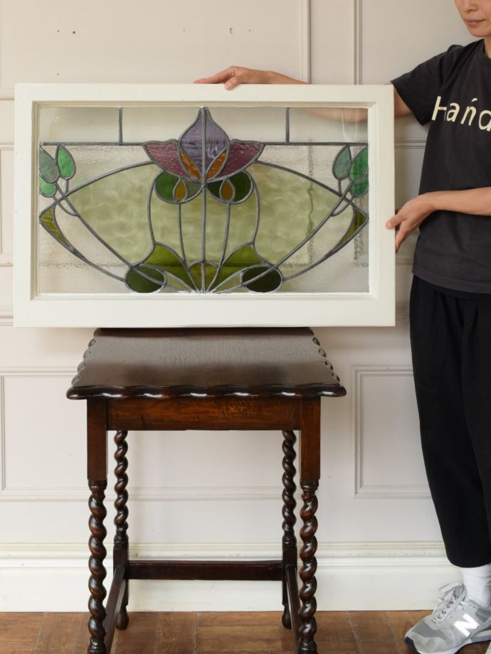 アンティークのステンドガラス