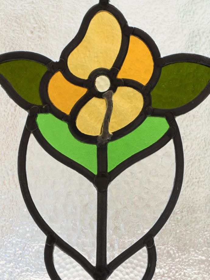 ステンドグラスのお花