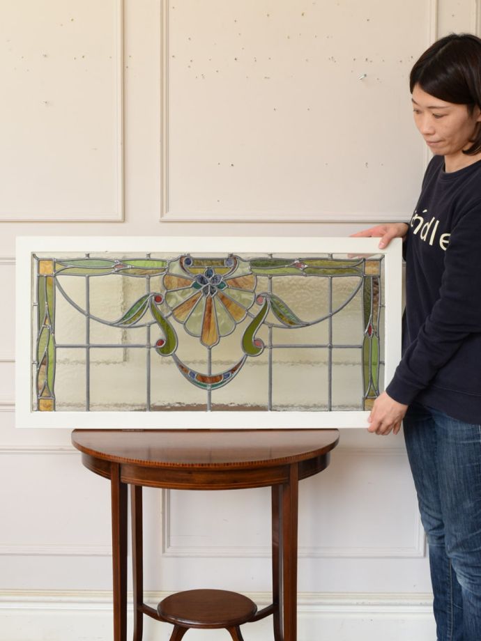 アンティークのステンドグラス