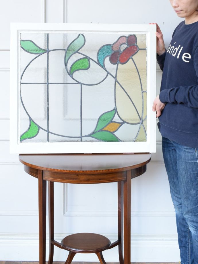 アンティークのステンドグラス