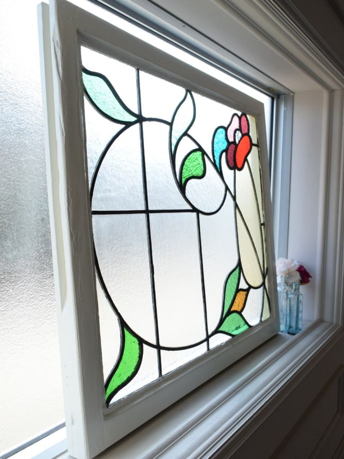 アンティークのステンドガラス