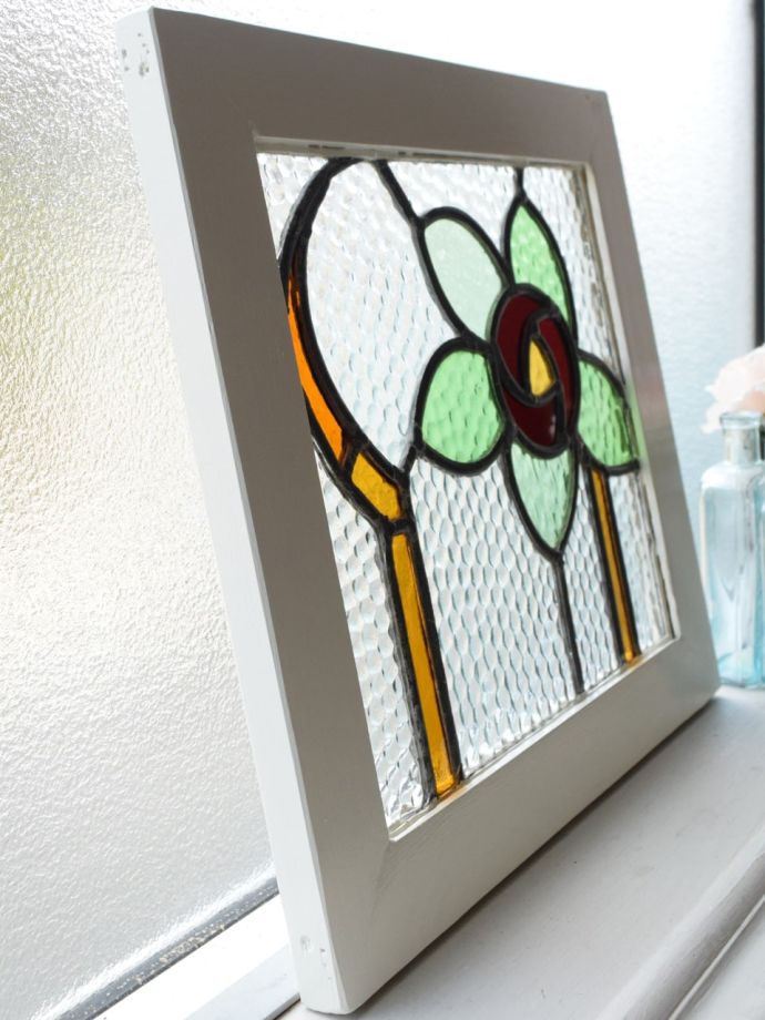 アンティークのステンドガラス