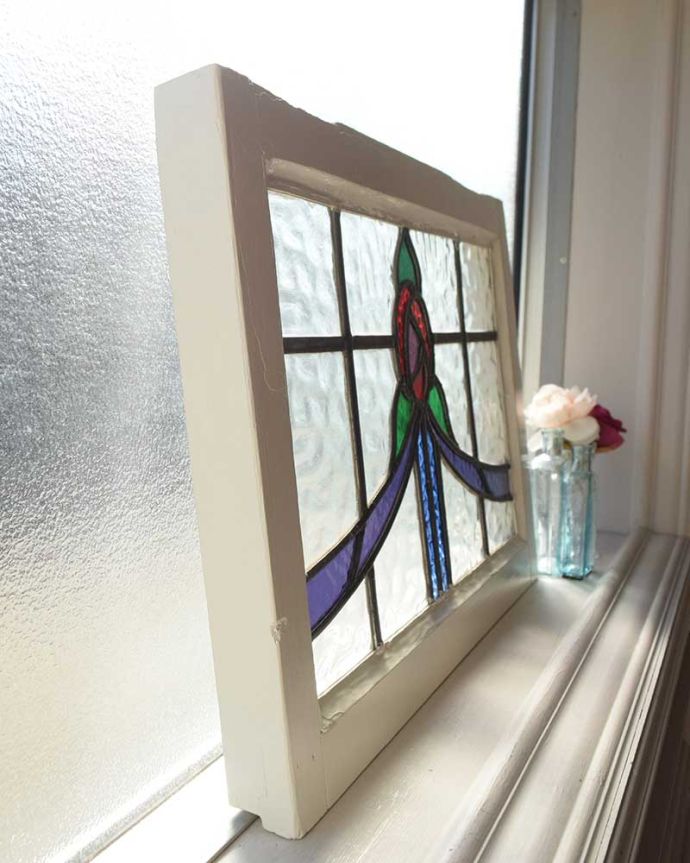 アンティークのステンドガラス