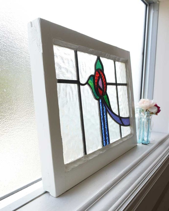 アンティークのステンドガラス