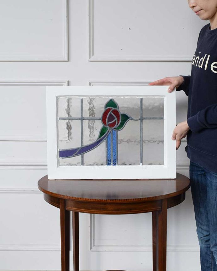 アンティークのステンドガラス