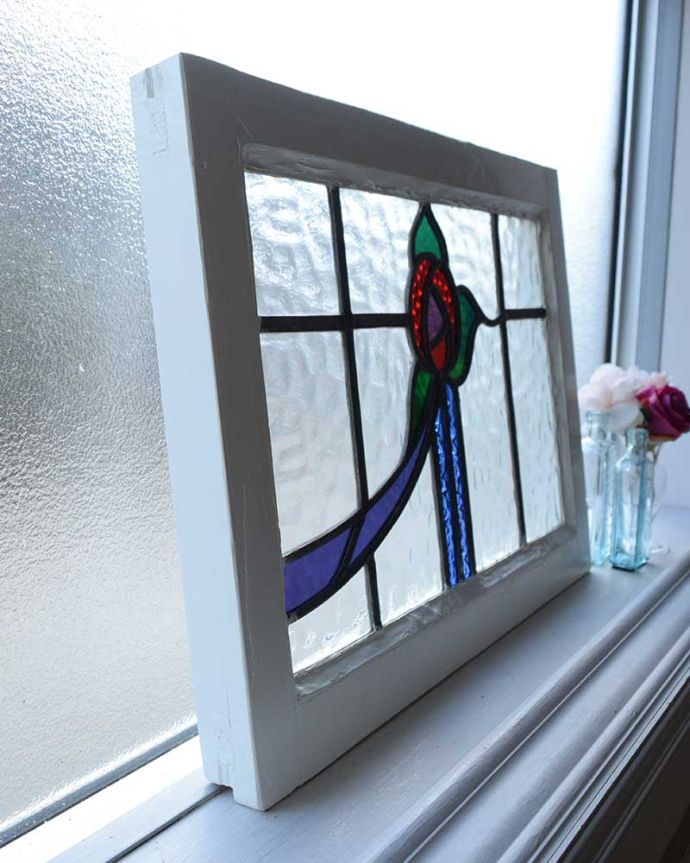 アンティークのステンドガラス