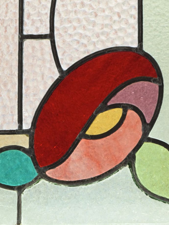 ステンドグラスのバラ