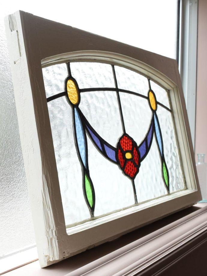 アンティークのステンドガラス