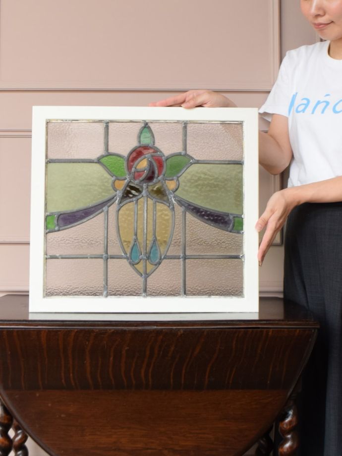 アンティークのステンドグラス