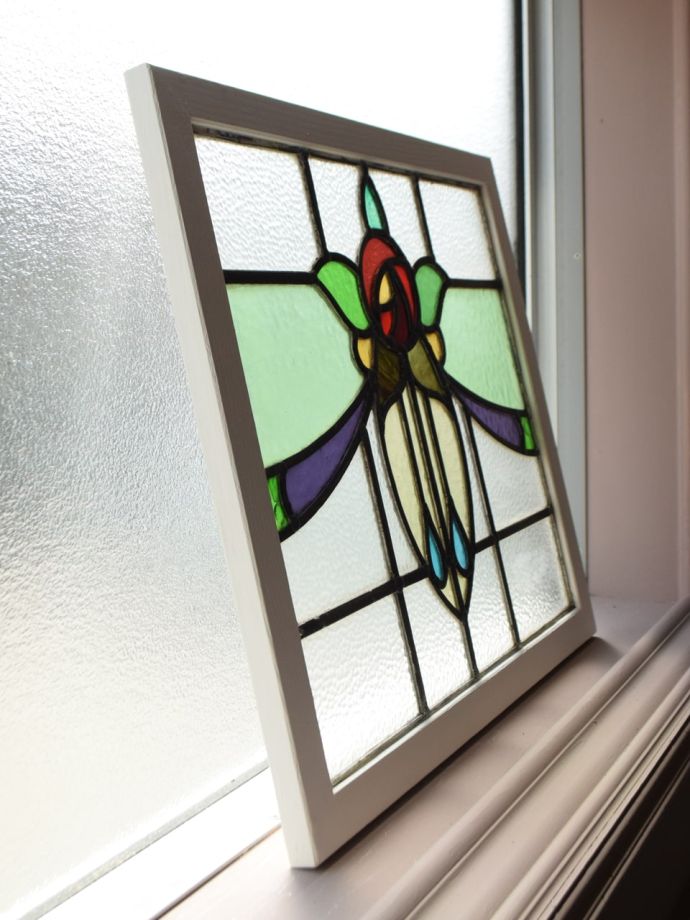 アンティークのステンドガラス