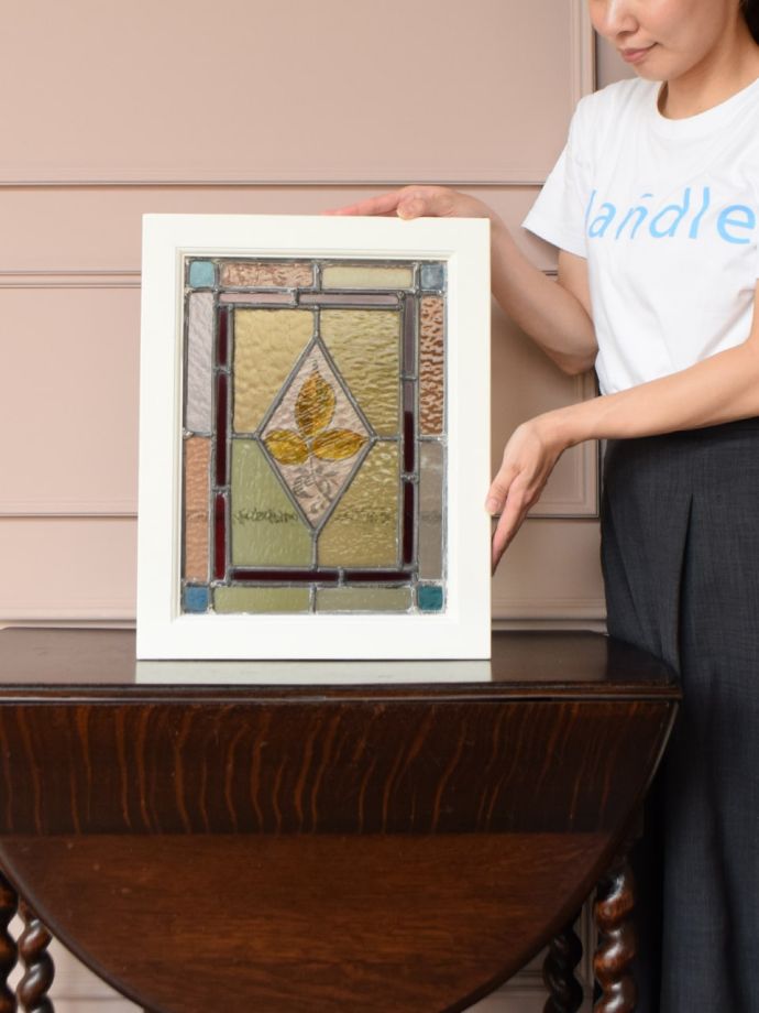 アンティークのステンドグラス