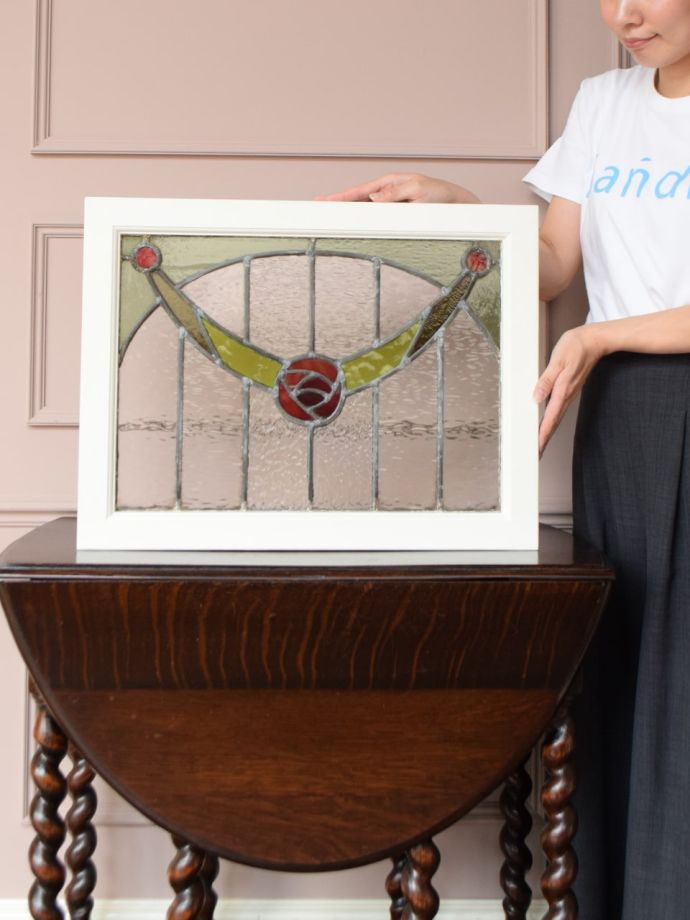 アンティークのステンドグラス