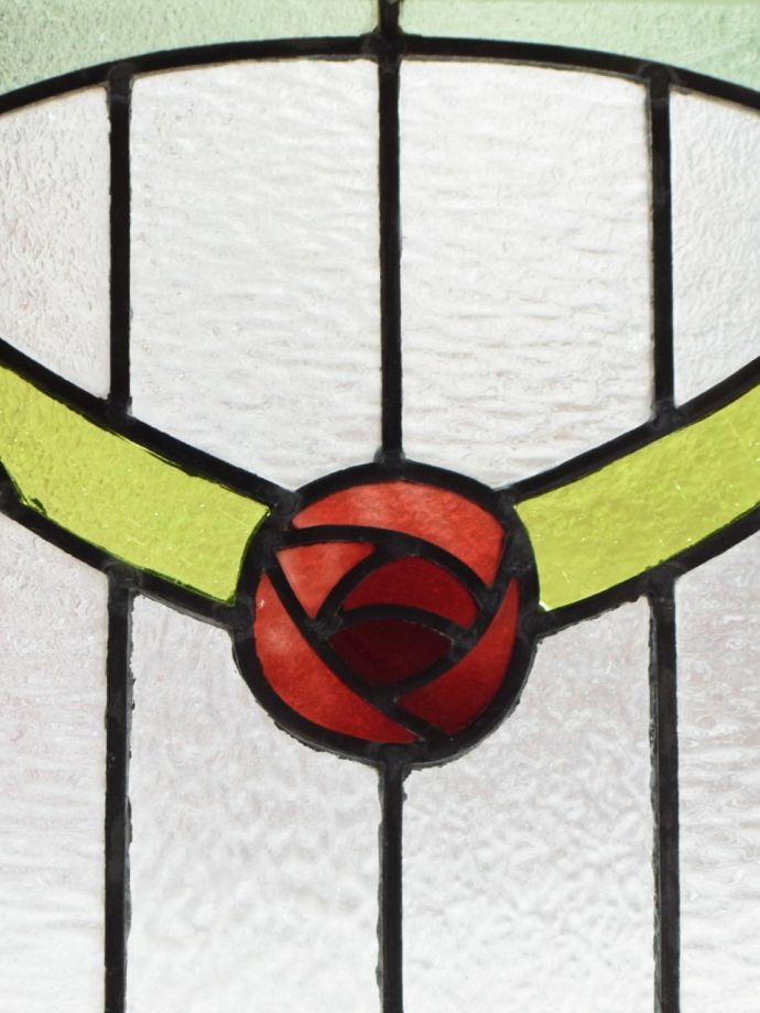 ステンドグラスのバラ